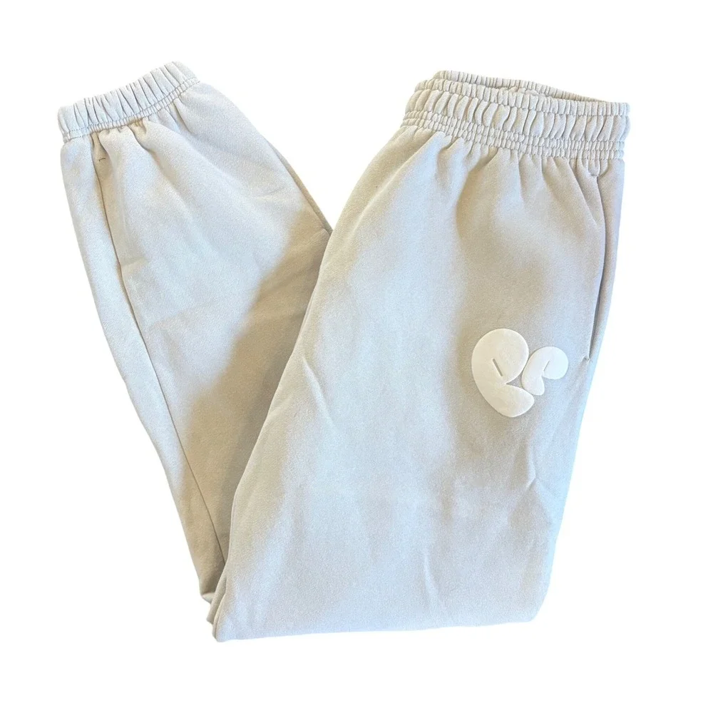 Princess Polly‎ Light Gray Cotton Blend Sweatpants Women's size 4 Small